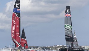 Neuseeland war beim Americas Cup auch am dritten Tag vorne dabei