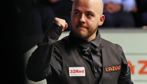 Der Belgier Luca Brecel steht bei der Snooker-WM in Sheffield im Finale.