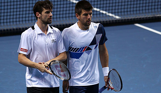 Jürgen Melzer und Philipp Petzschner verloren bei den ATP-Finals auch ihr zweites Doppel