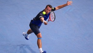 Philipp Kohlschreiber scheiterte im Achtelfinale an Roger Federer