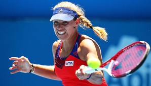 Angelique Kerber zeigt sich vor dem ersten Grand-Slam-Turnier der Saison in guter Frühform