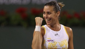 Flavia Pennetta zeigte im Halbfinale eine starke Leistung