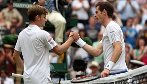 Andy Murray (l.) konnte bei seinem Auftaktsieg nicht vollends überzeugen