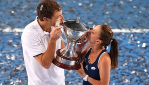 Agnieszka Radwanska und Jerzy Janowicz gewinnen die inoffizielle Mixed-WM