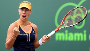 Jubel bei Angelique Kerber: Nach langer Durststrecke gewann sie das Turnier von Charleston