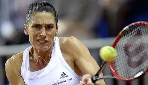 Andrea Petkovic setzte sich gegen Flavia Pennetta durch