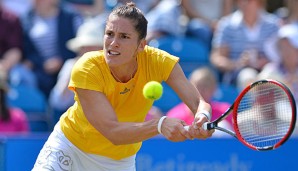 Ausgeschieden: Für Andrea Petkovic ist im Viertelfinale von Eastbourne Schluss