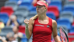 Angelique Kerber steht nach ihrem Sieg über Jelena Jankovic im Achtelfinale in Wuhan