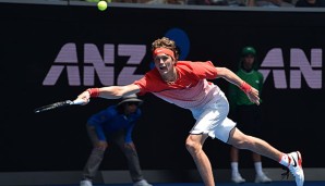 Alexander Zverev zog mit einem Dreisatz-Sieg in das Achtelfinale ein