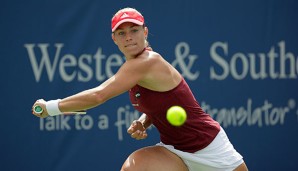 Angelique Kerber setzte sich gegen Simona Halep in zwei Sätzen durch