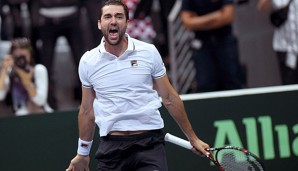 Marin Cilic machte den entscheidenden Punkt zum Finaleinzug