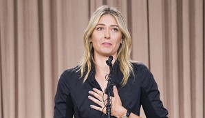 Maria Sharapova war während der Australian-Open positiv getestet worden