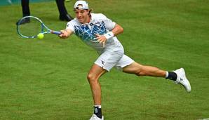 Scheiterte in seinem ersten Achtelfinale in Halle gegen den Russen Karen Khachanov: Jan-Lennard Struff.