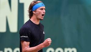 Alexander Zverev steht im Viertelfinale von Halle.