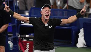 Dominik Köpfer steht bei den US Open ins Achtelfinale.