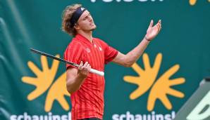 Zverev ist in Halle schon ausgeschieden.