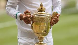 Um diese schicke Trophäe geht es in Wimbledon.