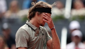 Alexander Zverev hatte gegen Carlos Alcaraz keine Chance.