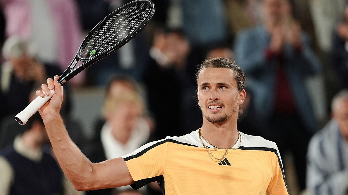 Alexander Zverev besiegte im Viertelfinale Alex de Minaur.