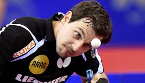 Timo Boll gewann gegen Park Jeongwoo mit 4:0