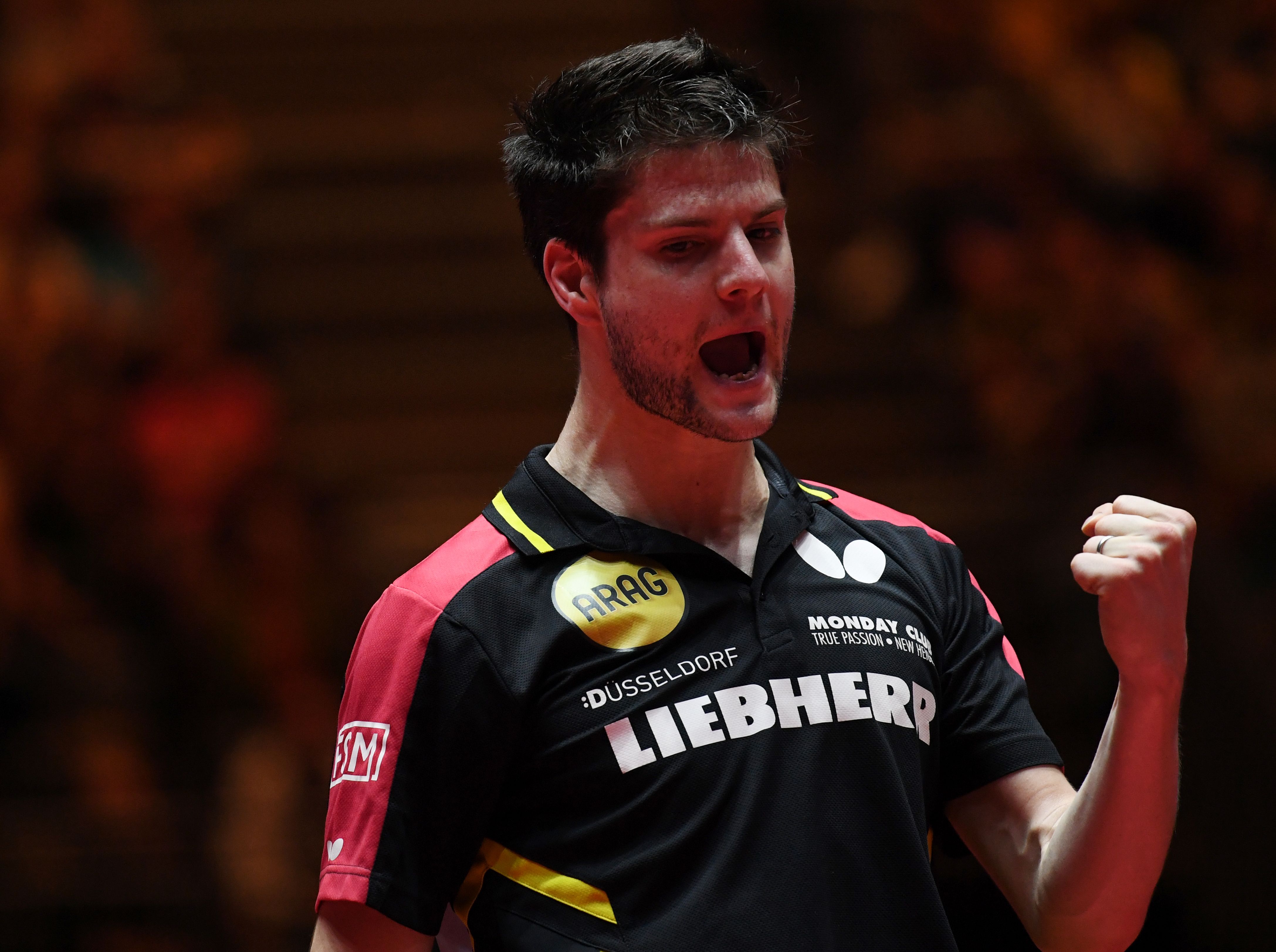 Dimtrij Ovtcharov triumphiert über Timo Boll