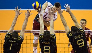 Die deutschen Volleyballer hatten gegen Polen im Tiebreak das Nachsehen