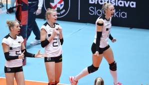 Die deutschen Volleyballerinnen stehen im Viertelfinale