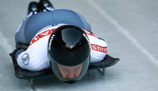 Marion Thees liegt bei der Skeleton-WM am Königssee nach zwei Durchgängen in Führung