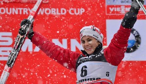 Therese Johaug hat bei der Weltmeisterschaft 2013 in Val di Fiemme zweimal Gold geholt