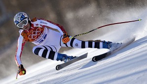 Maria Höfl-Riesch führt derzeit das Klassement im Abfahrtweltcup an