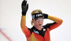 Claudia Pechstein hat nach den 3000m auch die Strecke über 1500m für sich entschieden