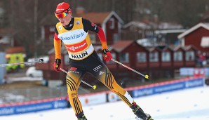 Eric Frenzel landete gemeinsam mit Björn Kircheisen im ersten Teamsprint auf dem zweiten Platz