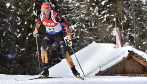 Daniel Böhm ging als dritter Starter des DSV in die Loipe