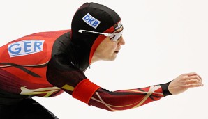 Für Claudia Pechstein reichte es über 3000 Meter nur zu Rang neun