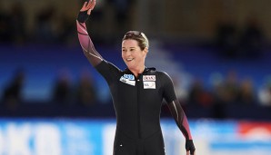 Claudia Pechstein belegte in Heerenveen beim Rennen über 5000 m den zweiten Platz