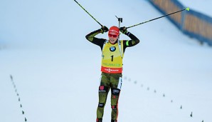 Laura Dahlmeier hat die deutsche Staffel zum Sieg in Pokljuka geführt