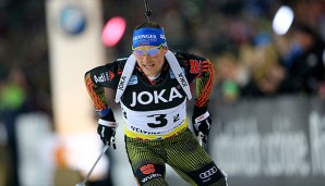 Die DSV-Staffel um Erik Lesser fuhr in Ruhpolding auf den dritten Rang