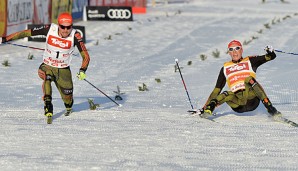 Johannes Rydzek schlug Eric Frenzel auf den letzten Metern