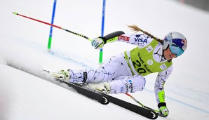 Lindsey Vonn zog sich bei einem Trainingssturz einen Oberarmbruch zu