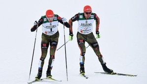 Johannes Rydzek und Eric Frenzel starten im Teamsprint