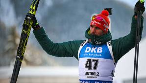 Arnd Pfeiffer bescherte den deutschen Biathleten den ersten Podestplatz im neuen Jahr