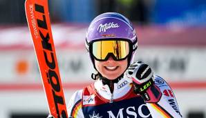 Viktoria Rebensburg wird Zweite im Riesenslalom in Lenzerheide.