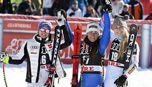 Super-G: Viktoria Rebensburg Zweite hinter Sofia Goggia - Kugel geht an Tina Weirather.