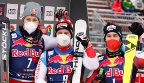 Beat Feuz gewann die Abfahrt in Kitzbühel vor Marco Odermatt und Daniel Hemetsberger.