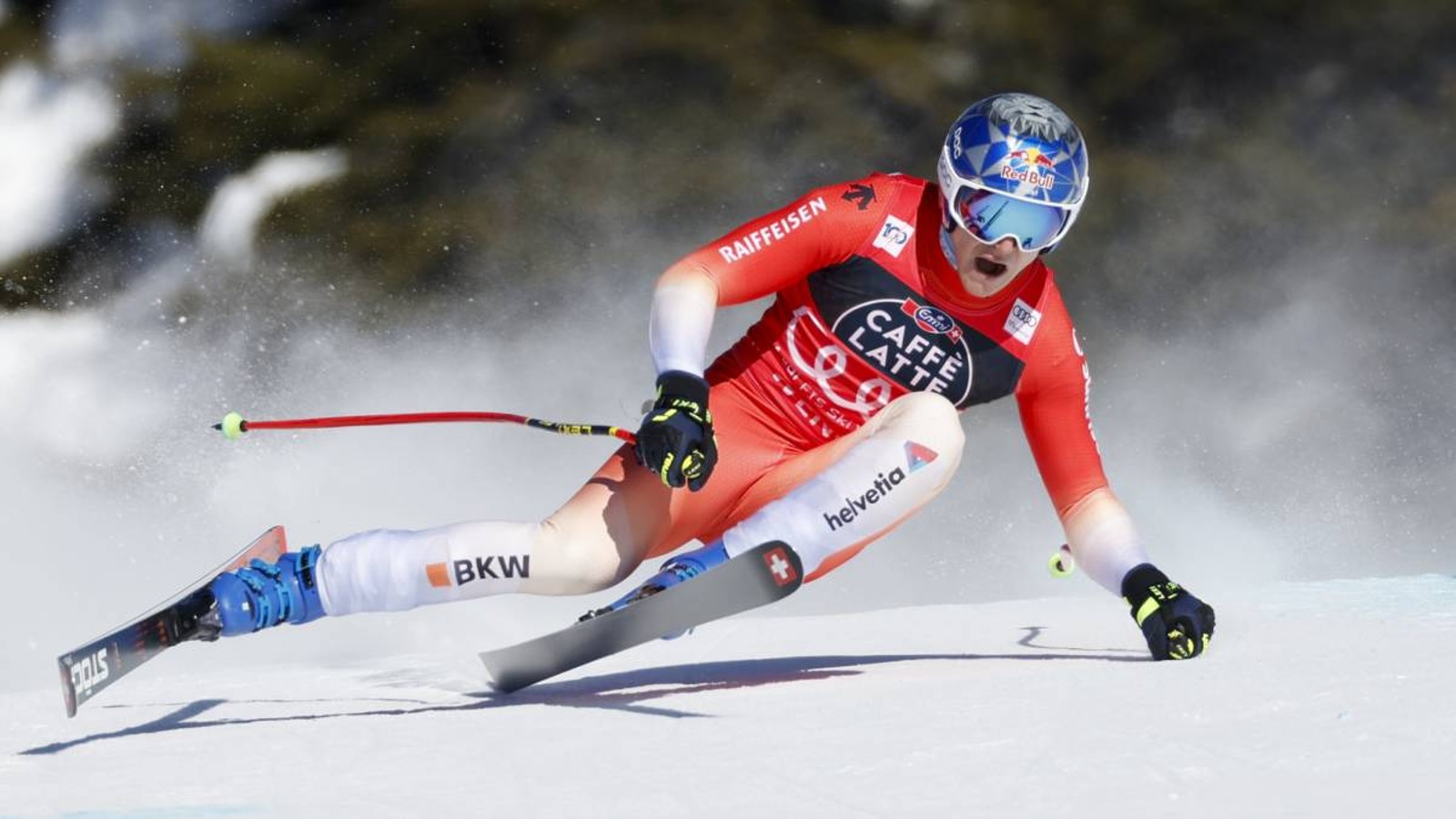 Streif 2024 Cyprien Sarrazin gewinnt Dominik Schwaiger bester DSV