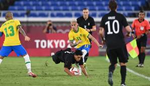 Max Kruse (r.) und Kollegen waren mit dem starken Brasilien überfordert.