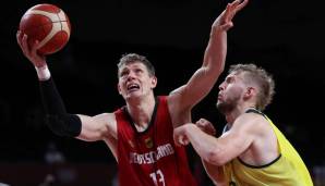 Deutschland (l.: Moritz Wagner) spielt bei den Olympischen Spielen in der K.o.-Runde um die Medaillen.