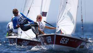 Luise Wanser und Anastasiya Winkel wurden Sechste im Segeln.