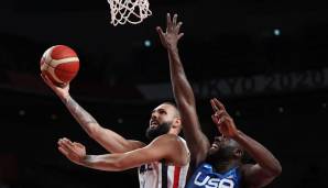 Der überragende Mann: Evan Fournier (links) erzielte 28 Punkte in 34 Spielminuten und brachte Frankreich zum ersten Turniersieg.