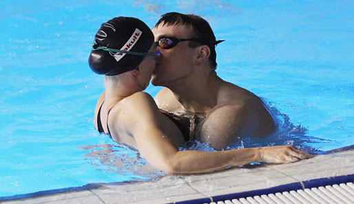 Deutschlands Schwimm-Traumpaar: Britta Steffen und Paul Biedermann